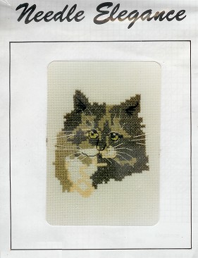 Needle Elegance Cross stitch kit Cat